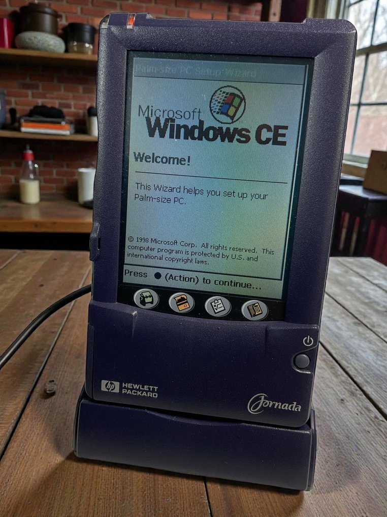Hewlett Packard Jornada 420 - Computer (1) - I original æske #1.0