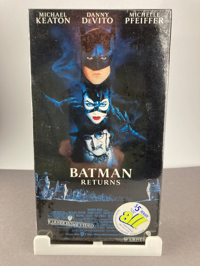 Batman Returns (1992) VHS - Warner Bros First release - Factory sealed 家庭电影 #1.0