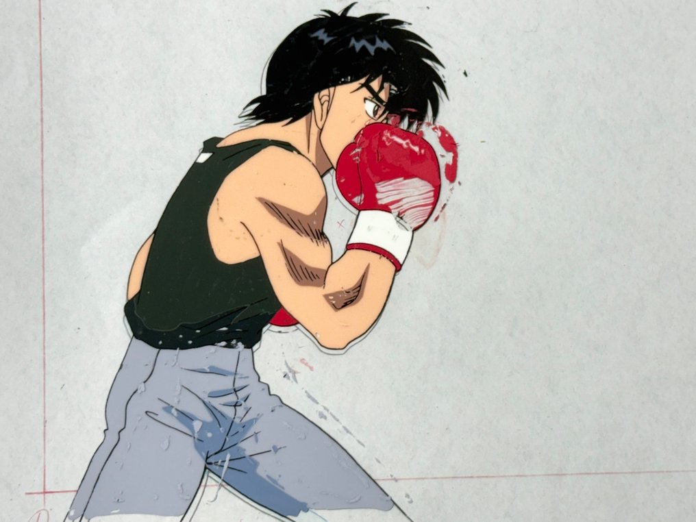 Madhouse - Original animation cel och teckning av Ippo Makunouchi - Hajime no Ippo (2000/02) #2.1