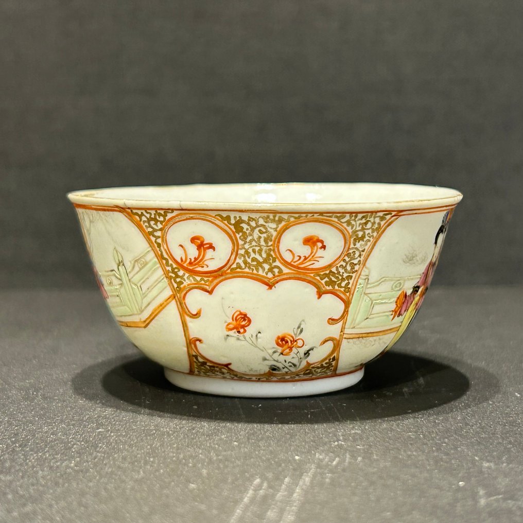 杯子和碟子 - 瓷 - 设置永正的 kopjes #4.3