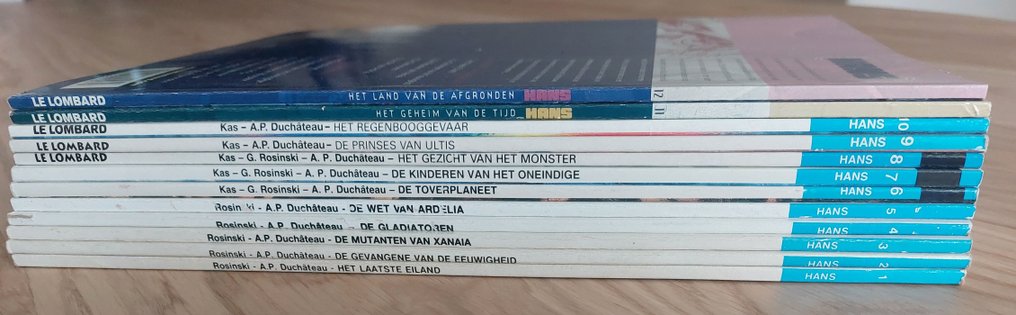 Hans 1 t/m 12 - Complete reeks SC - 12 Album - Eerste druk - 1983/2000 #1.0