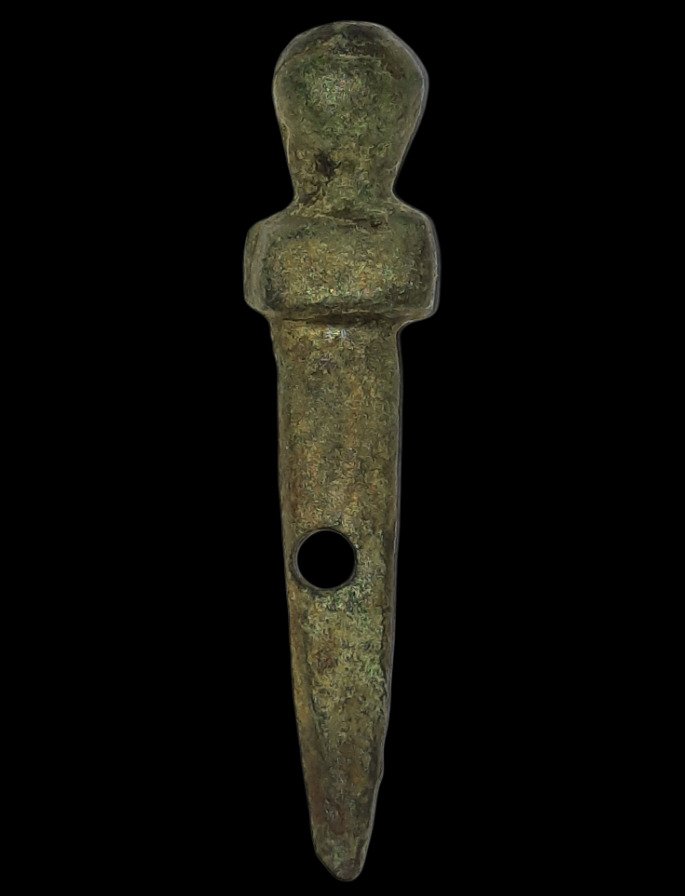 Αρχαία Ρωμαϊκή Χάλκινο περιδέραιο γλαύκου. Άριστη κατάσταση.  (χωρίς τιμή ασφαλείας) #1.0