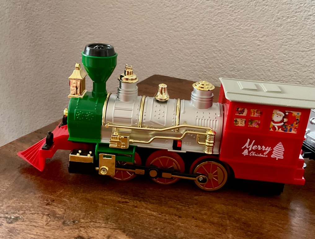 Julepynt - jul lokomotiv - Plast #1.0