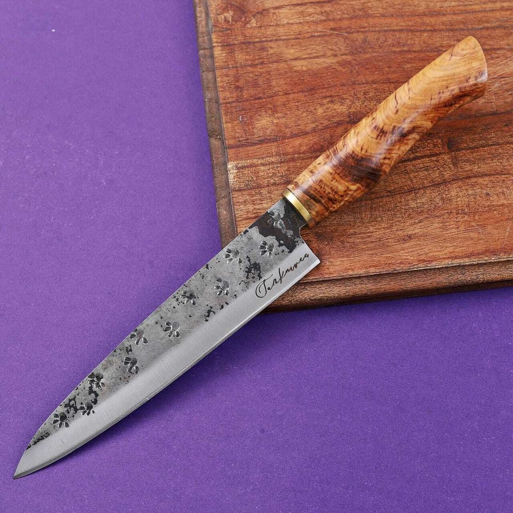 廚刀 - R603 - 核桃木 - 義大利 - 蚀刻厨师刀 #1.0