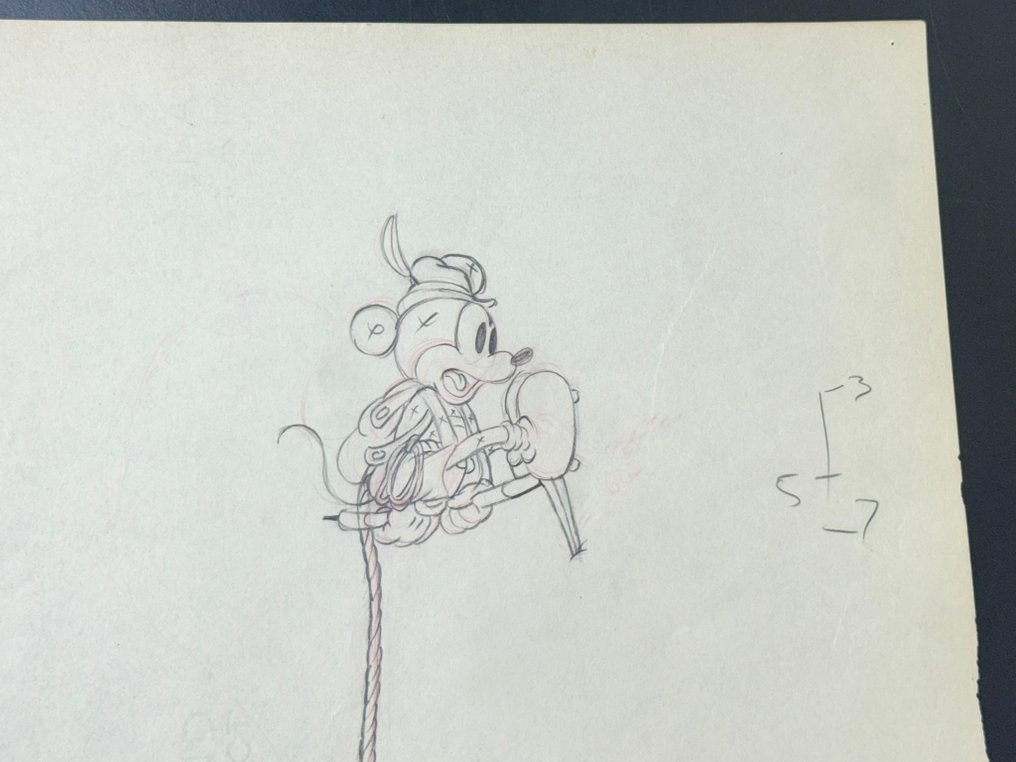Walt Disney - Mickey Mouse Production Drawing (1936) - Alpine Climbers #4.3