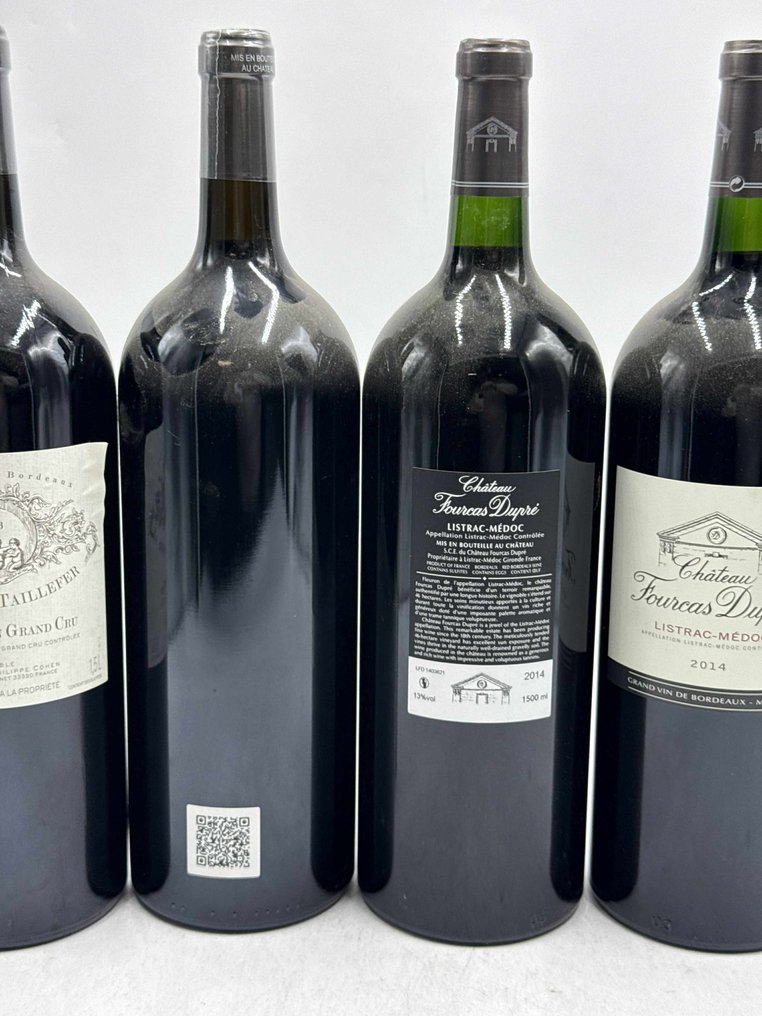 2014 Château Fourcas Dupré & 2013 Pavillon de Taillefer - Bordeaux - 4 Magnum (1,5 L) #2.1