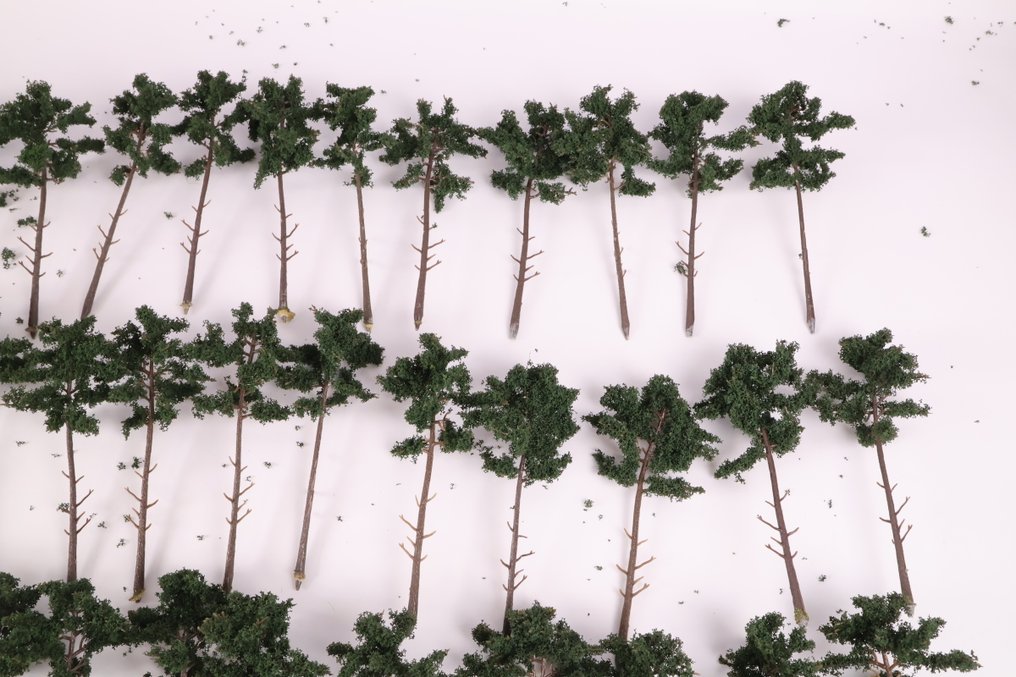 Busch H0 - Peisaj machetă tren (100) - Pachet cu 100 de copaci #2.1