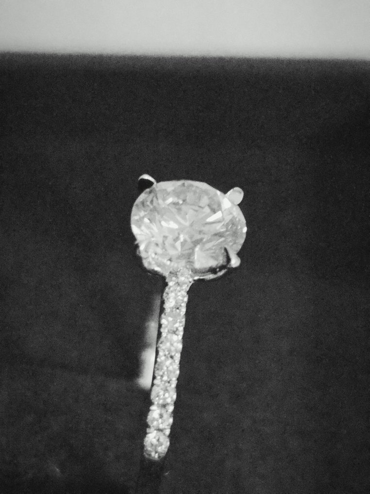 Δαχτυλίδι - 18 καράτια Λευκός χρυσός -  1.16ct. tw. Διαμάντι (Φυσικό) - Διαμάντι #3.2