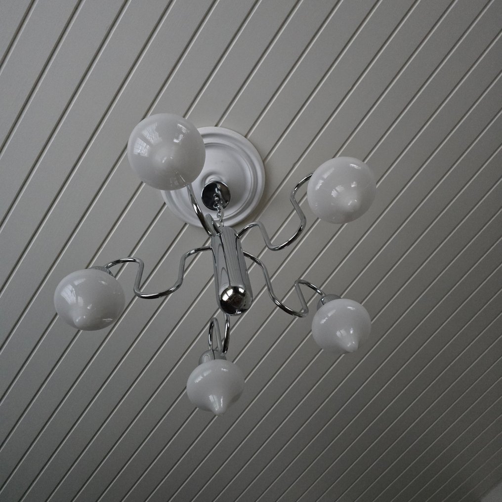 Φωτιστικό οροφής - Μέταλλο, Γυαλί - Βιτρίνα κρεμαστό φωτιστικό #4.3