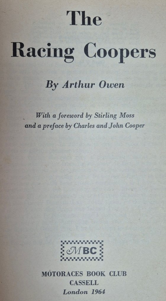 Arthur Owen - The Racing Coopers - 1959 #2.1