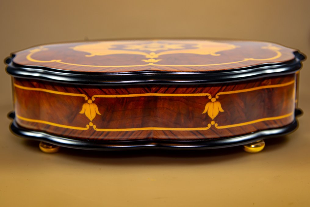 Reuge speeldoos sieradenkist juwelenkist - Caja musical - Suiza - 1950-1960, 1990-2000 #1.0