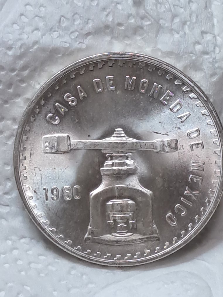 Μεξικό. 1 Onza 1980 (χωρίς τιμή ασφαλείας) #1.0