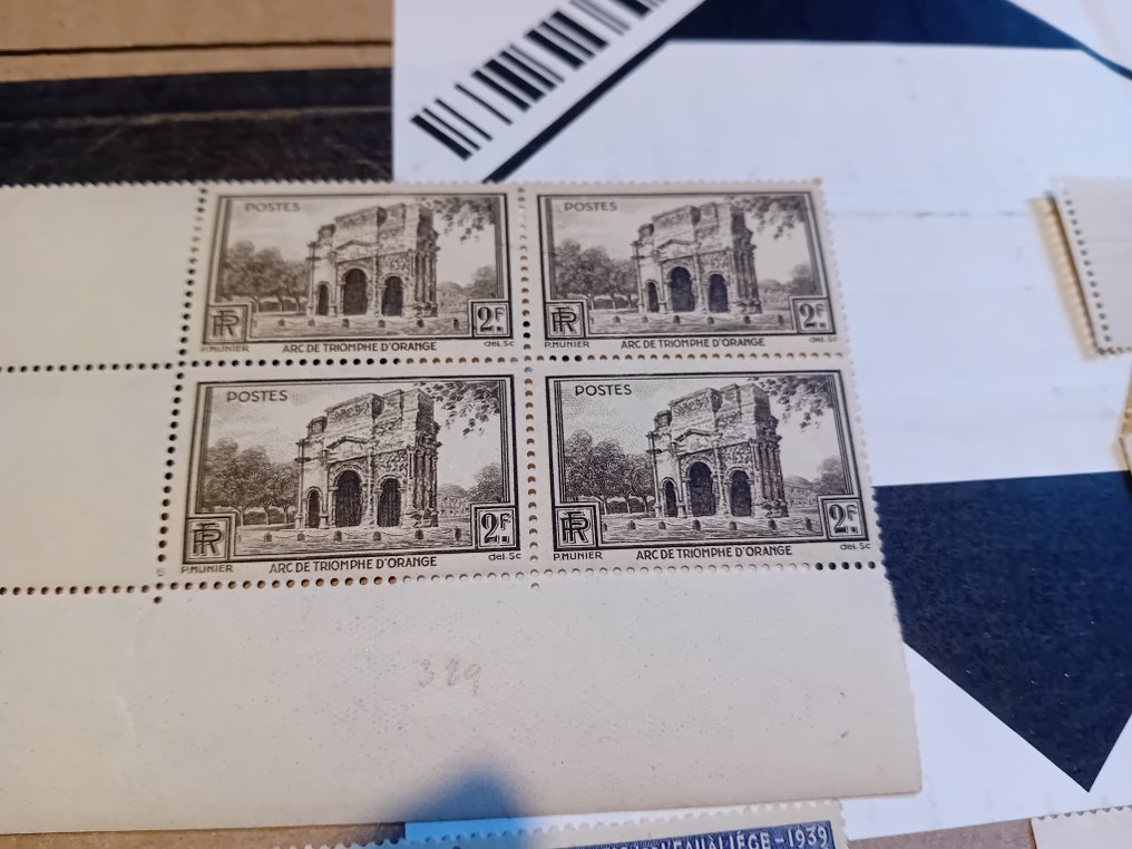 法国 1938/1940 - 不同的音色拍品 1938/1940 #1.0