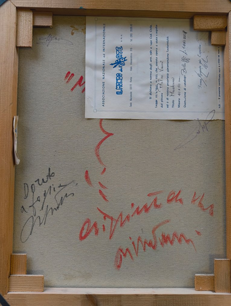 Pietro Vanni (1925-2002) - Madonna - NO RESERVE #4.3