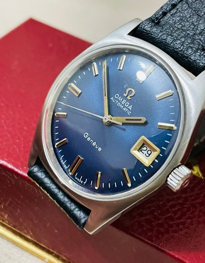 Omega - Genève 166.041 Automatic 565.Cal Blue Dial 1960-1969 Men #2.1
