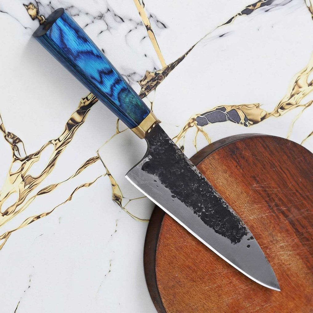 廚刀 - R610 - 硬木 - 義大利 - 蚀刻厨师用 Gyuto 刀 #1.0