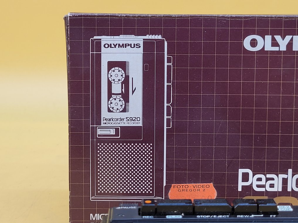 OLYMPUS Pearlcorder – Microcassette Recorder – Vintage – mit Originalverpackung - S920 卡式錄音機 #2.1