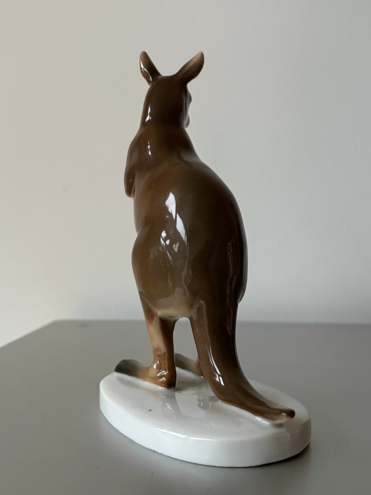 Wilhelm Goebel - 雕塑, Kangoeroe - 16 cm - 瓷 - 1932 #3.2