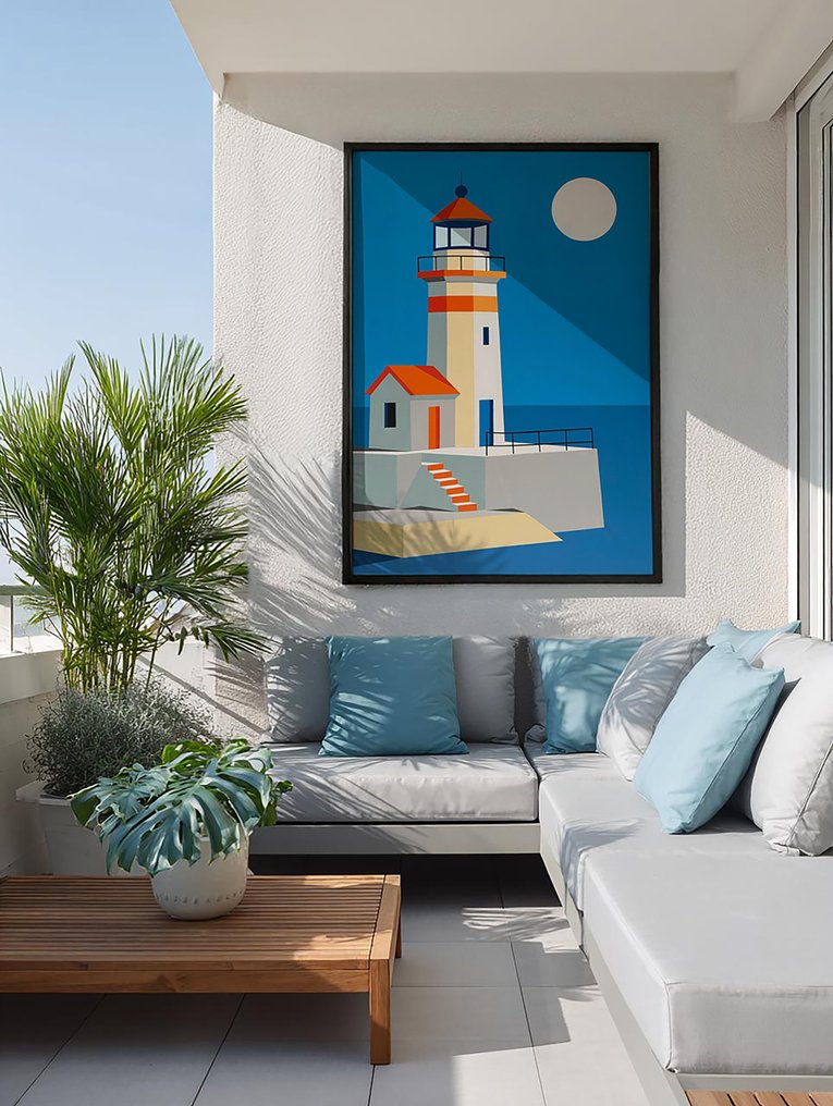 Nelson F. León - "Escenario Costero" XL- (NO Reserve) #4.3