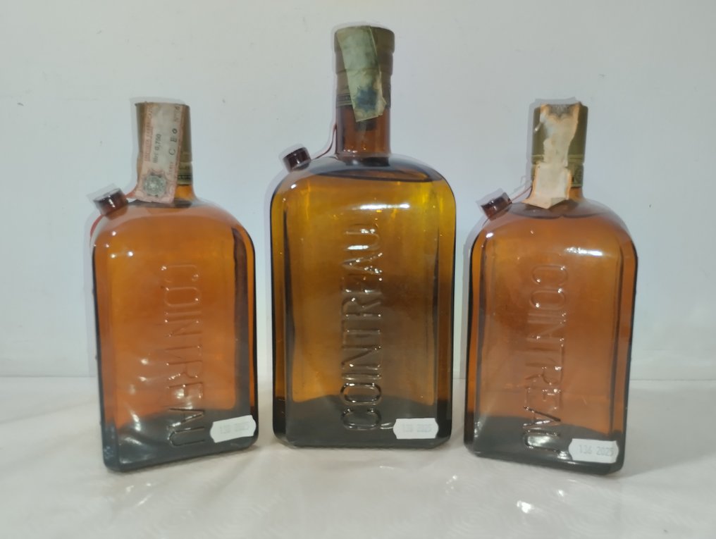 Cointreau - Magnum & regular  - b. anii `70, anii `80 - 1.5 Litri, 75 cl - 3 sticle #4.3