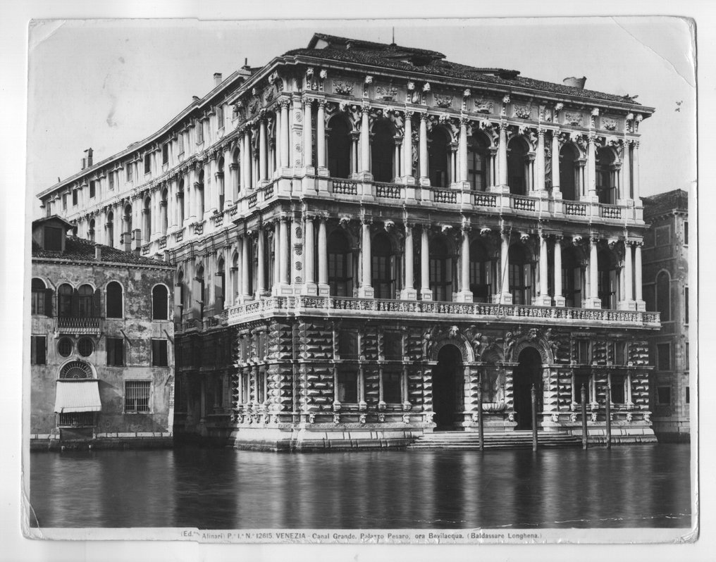 F.lli Alinari - Canal Grande Palazzo Pesaro Venezia #1.0
