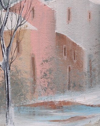 Ezio Dari (XX) - Paesaggio invernale #3.2