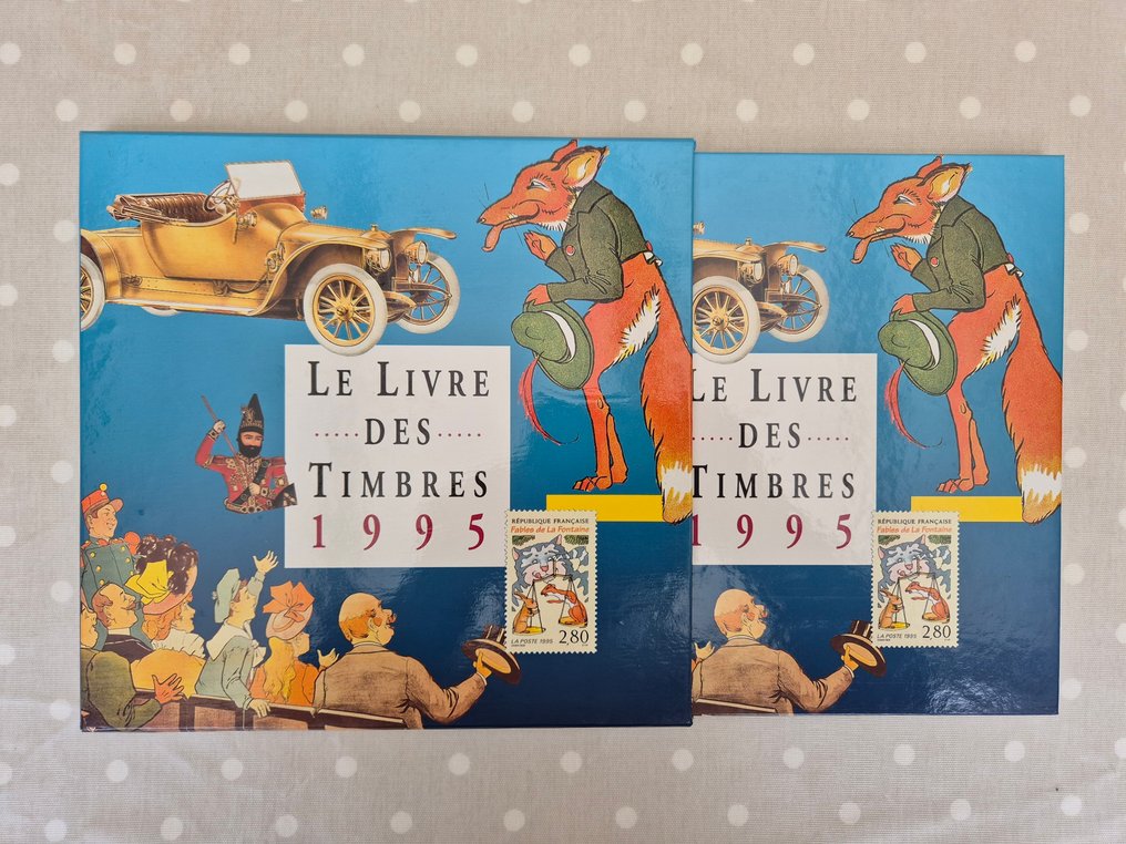 法國 1994/1996 - 邮票册套装共3册，带有其包装盒，包含邮票块和全新邮票。质量非常好。 - Yvert #2.1