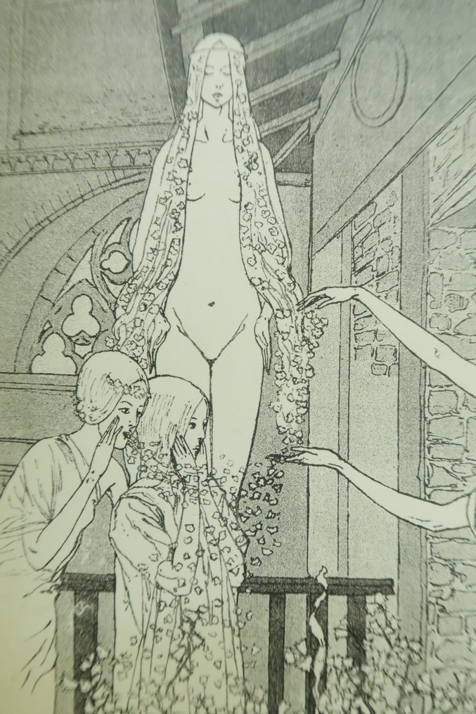 Emile Zola / Carlos Schwabe ; L. Métivet‎ - ‎Le Rêve. Illustrations de Carlos Schwabe et L. Métivet‎ [1ère ed. illustrée ; Art nouveau] - 1892 #1.0