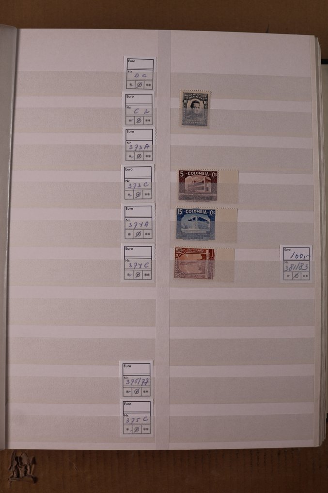 Κολομβία 1930/1981 - Απόθεμα στο βιβλίο καταστήματος Importa. #1.0