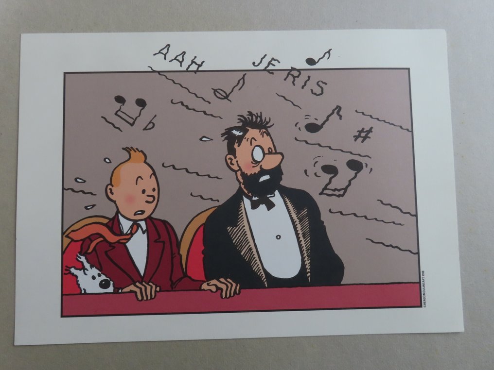 Hergé - 4 x print  Moulinsart Tintin #3.2