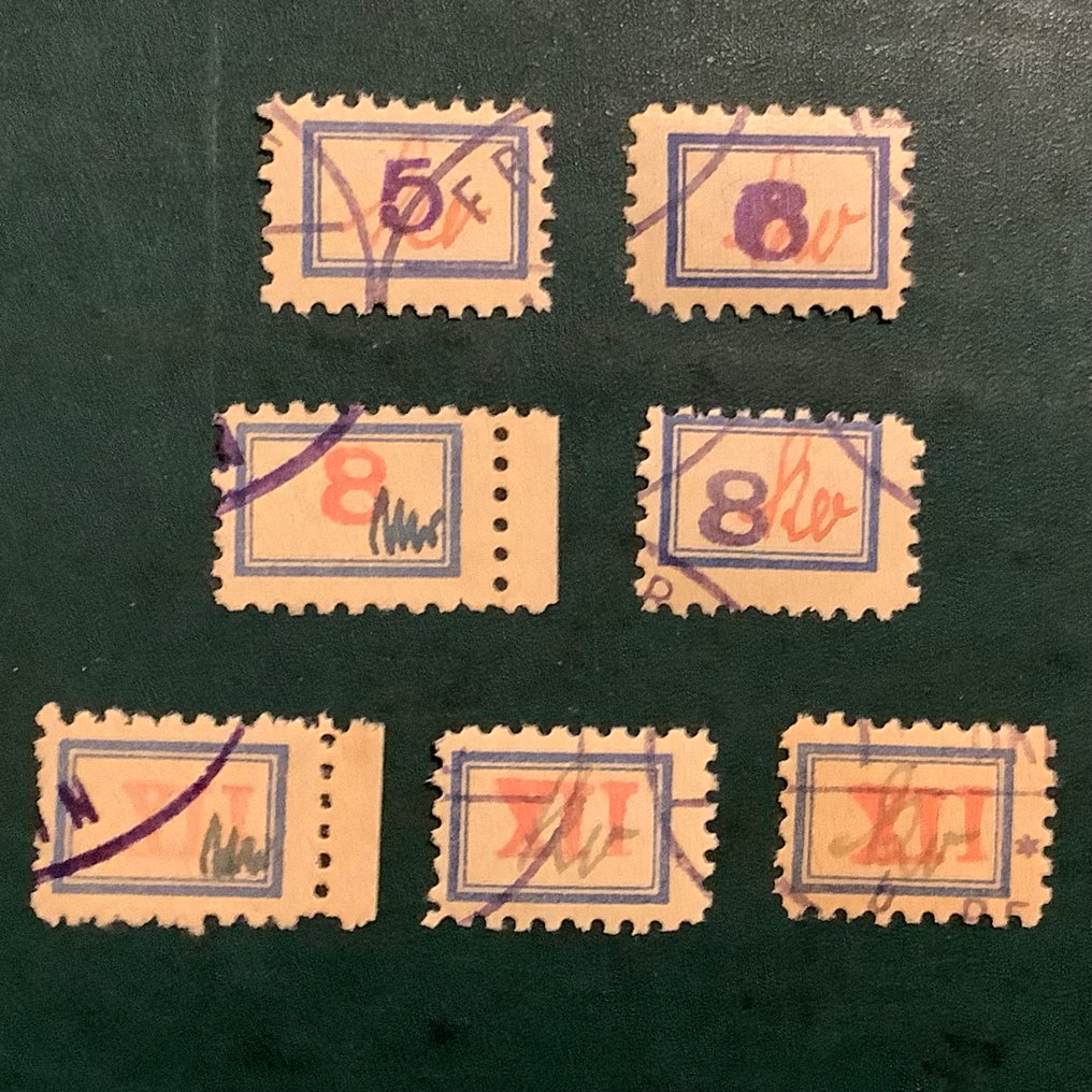 德国 - 本地邮政区 1945 - Fredesdorf：小标签 - BPP 检验合格 - Michel 101/104b #1.0