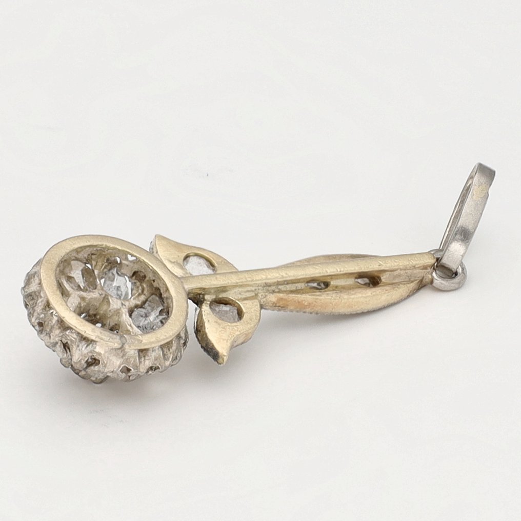 χωρίς τιμή ασφαλείας - Κρεμαστό κόσμημα - 18 καράτια Λευκός χρυσός Διαμάντι (Φυσικό)  #4.3