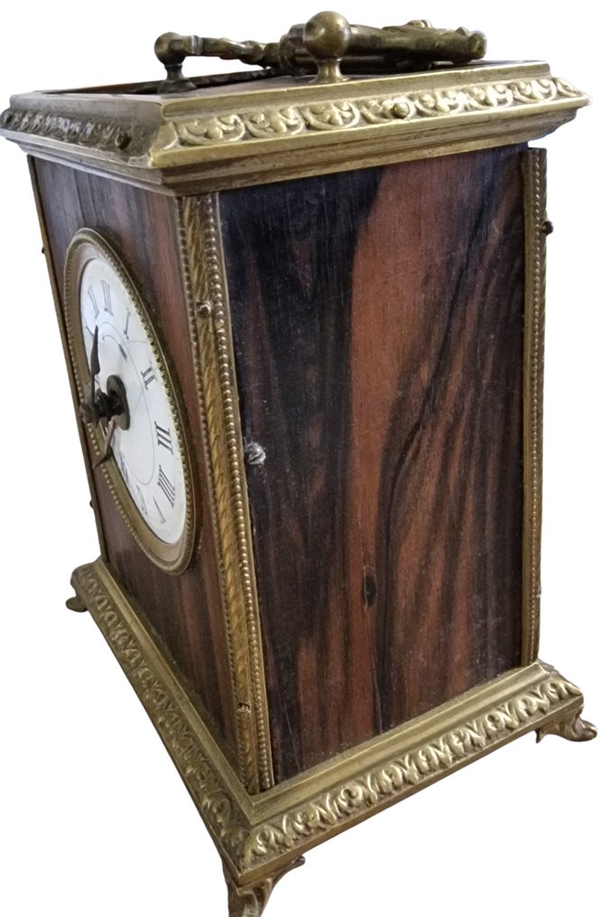 Ceas deșteptător -   Bronz, Lemn, Chit - 1900-1910 #3.2