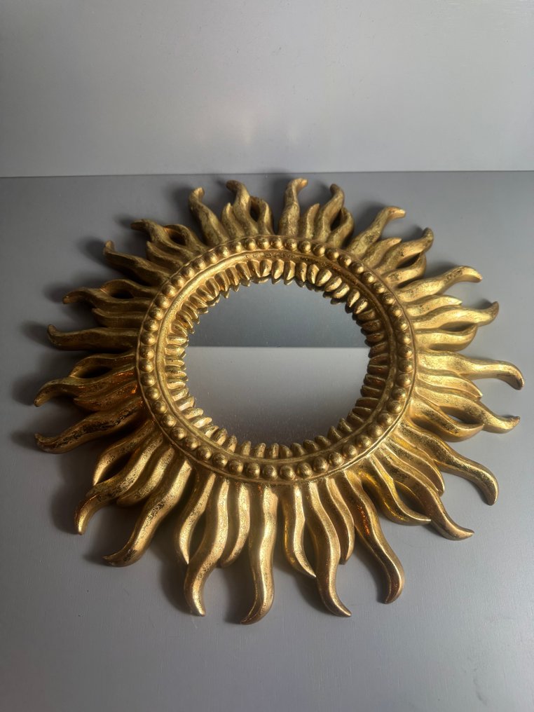 Καθρέφτης- Βιντεντζ Gouden Zonnespiegel - Όμορφη διακόσμηση.  - Ρητίνη, Γυαλί #1.0