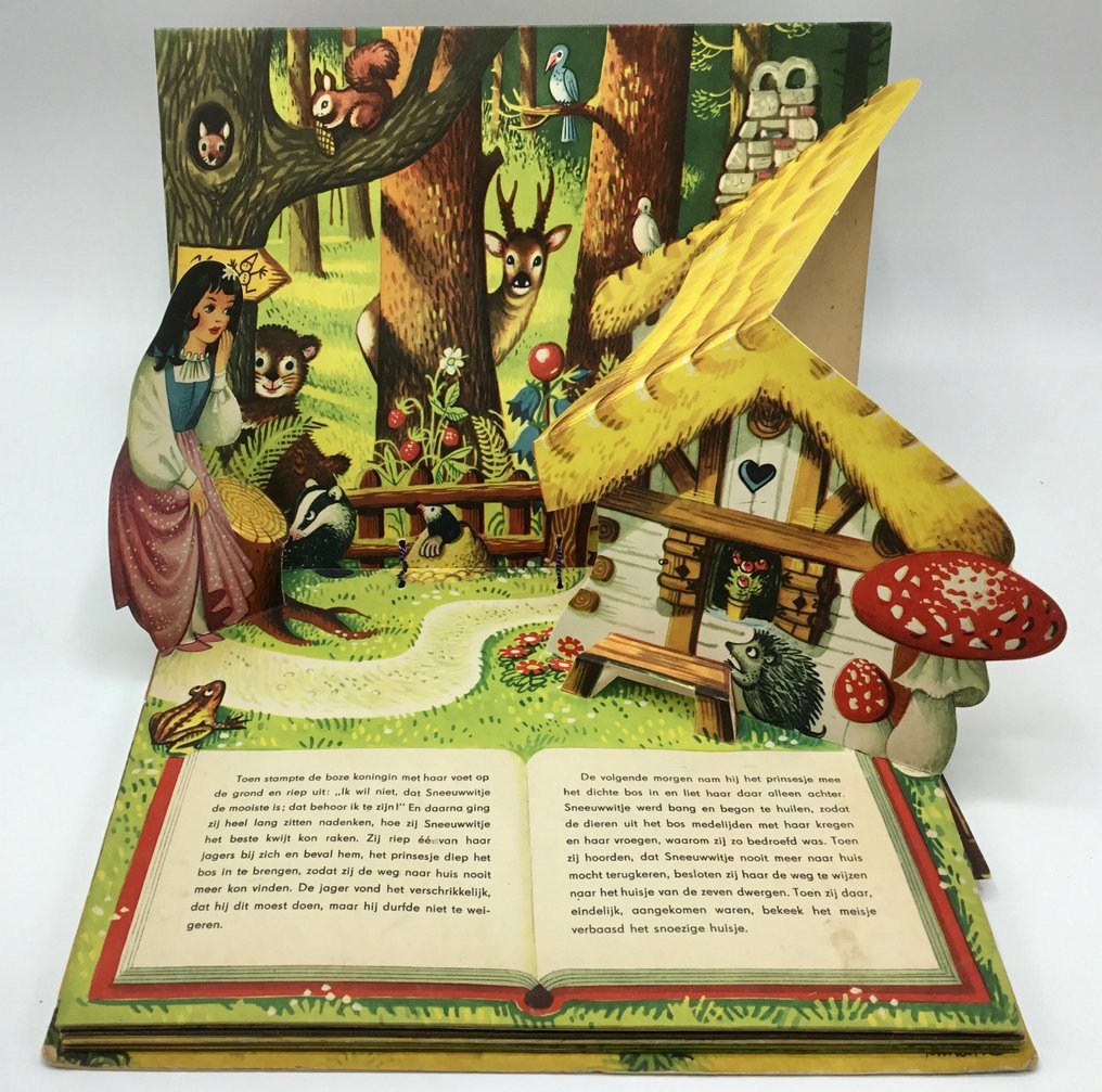Vojtěch Kubašta - Sneeuwwitje - Pop-Up Boek - 1958 #3.2