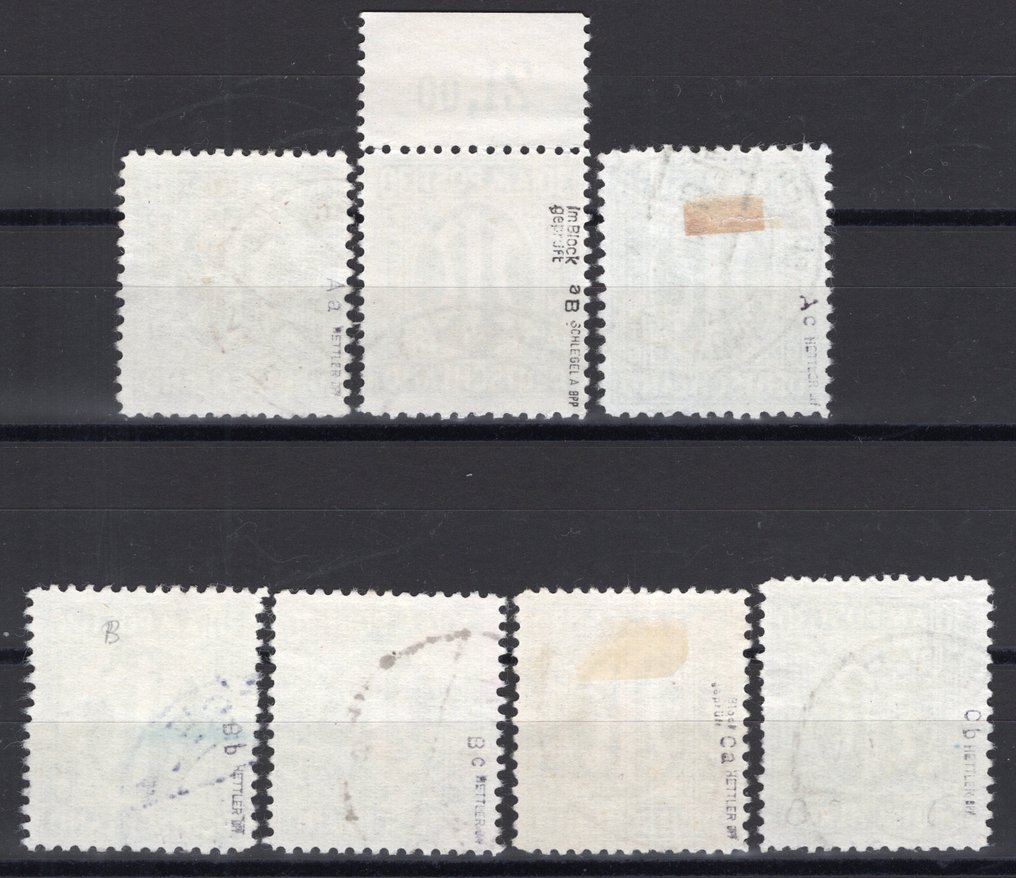 Συμμαχική Κατοχή - Γερμανία (Αμερικανική και βρετανική ζώνη) 1945 - Έλεγχος όλων των παραλλαγών των AM Post 30 λεπτών. - Michel 29 #1.0