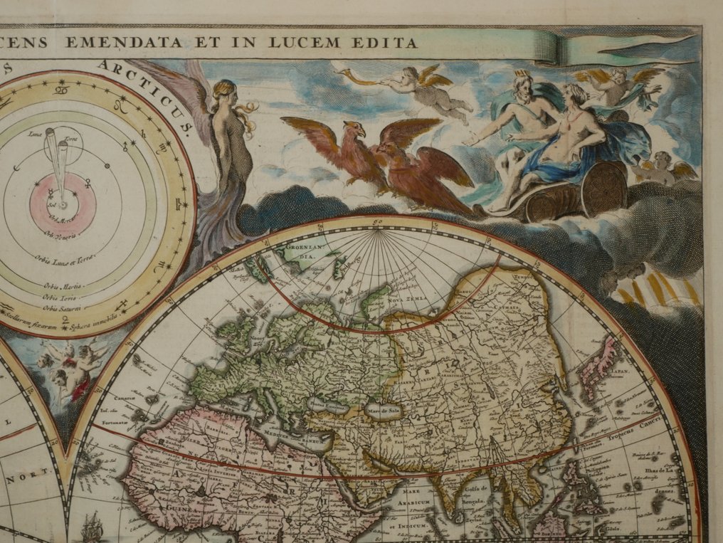 Wereld - World; Bastiaan Stoopendaal - Orbis Terrarum Tabula .. - 1686 #3.2