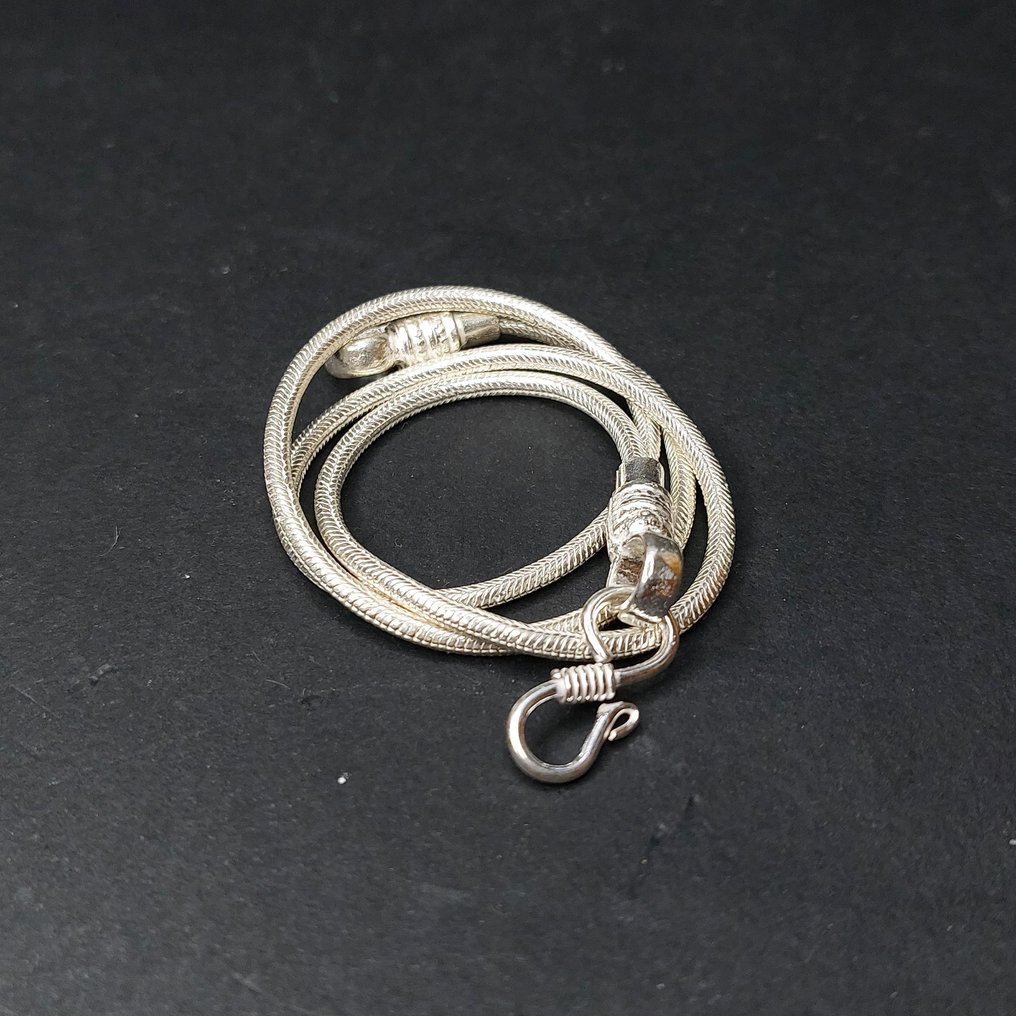 αλυσίδα με snake σχέδιο - Ασημί - Ινδία - Δεύτερο μισό του 20ού αιώνα. #2.1