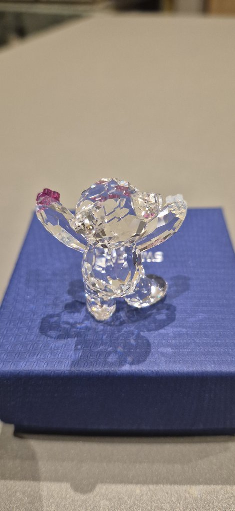 Swarovski - 小塑像 - Kris Bear - Flowers for you - 1016620 - Box + Certificate - 水晶 #2.1