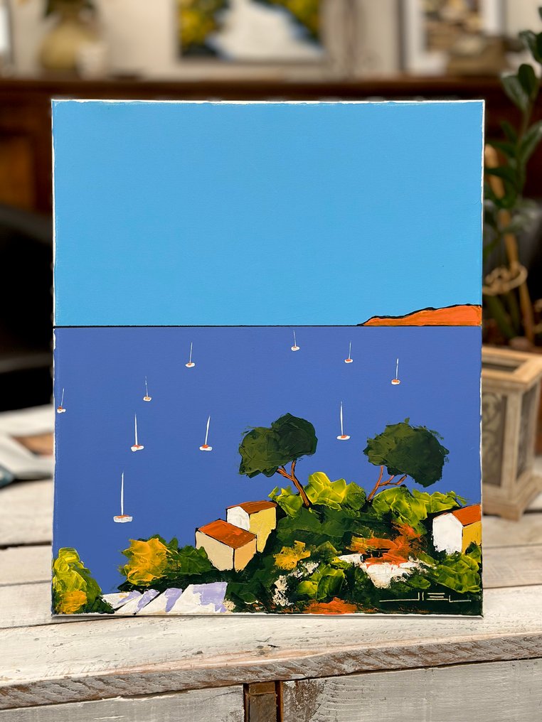 Jiel - Vue sur la Grande Bleue, depuis les toits Méditerranéens. #3.2