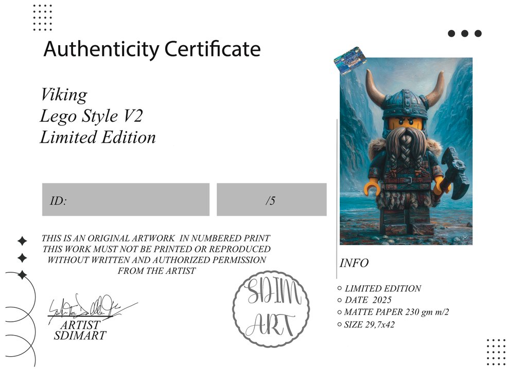 SDIMART - Viking Lego Style V2 Limited Edition #2.1