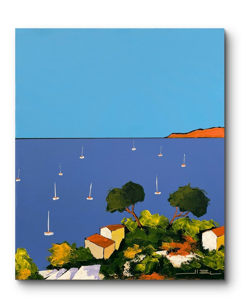 Jiel - Vue sur la Grande Bleue, depuis les toits Méditerranéens. #1.0