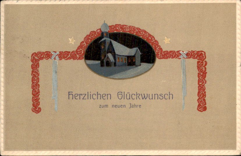 Fantasy, nytår - helligdage - Postkort (135) - 1910-1930 #4.3