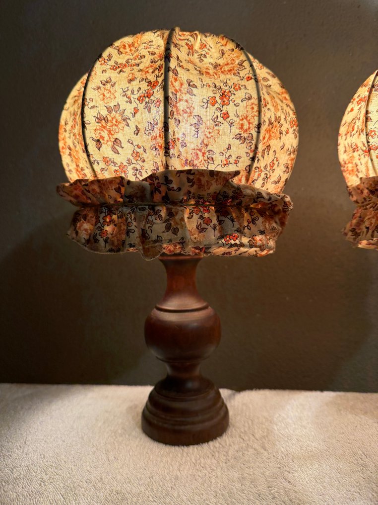 Massive - Bordlampe (2) - Tre, Tekstil #2.1