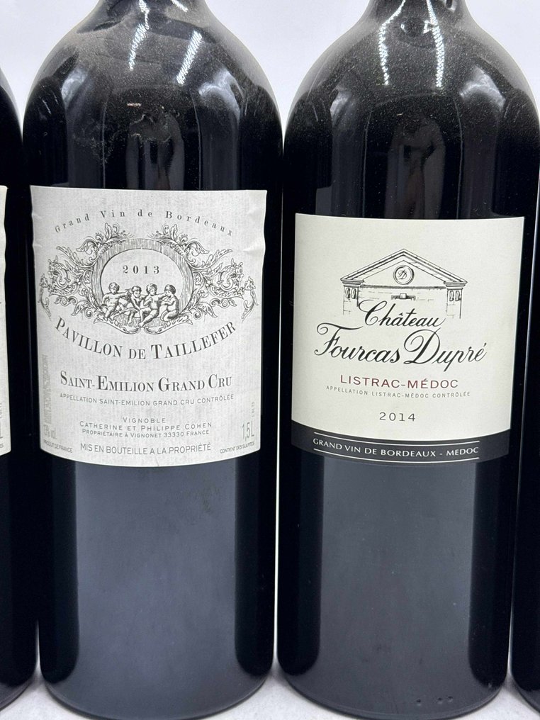 2014 Château Fourcas Dupré & 2013 Pavillon de Taillefer - Bordeaux - 4 Magnum (1,5 L) #1.0
