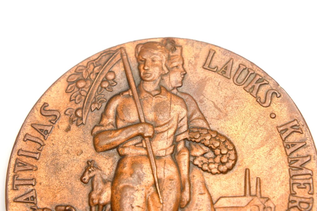 Latvia. Medal For Excellent work and efforts in agriculture 1920s  (Ei pohjahintaa) #1.0