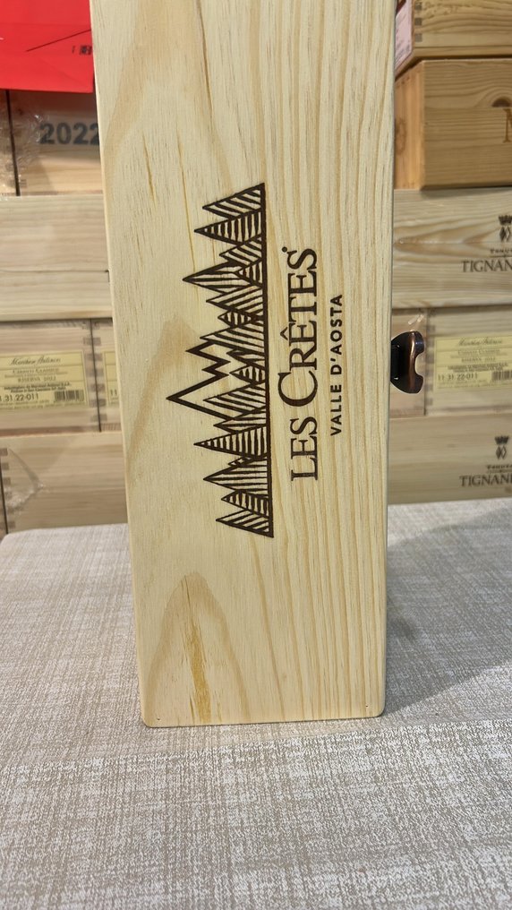 2023 Les Cretes, Chardonnay "Cuvée Bois" - Aostan laakso - 1 Magnum (1,5 L) #2.1