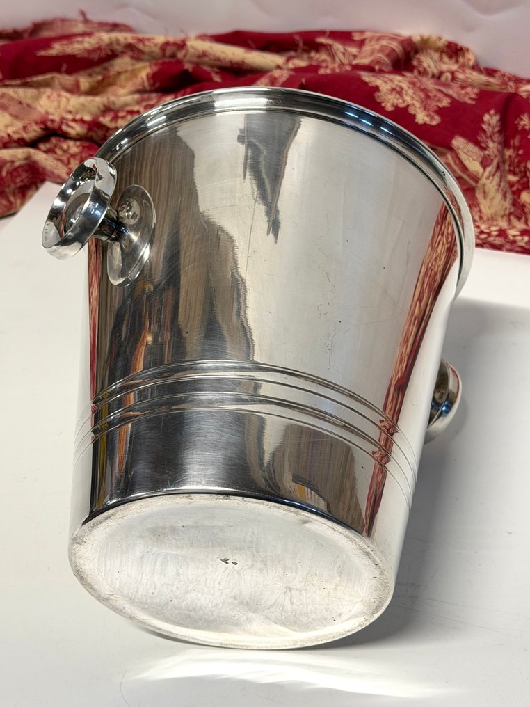SAINT MÉDARD - 香檳冷卻器 - Le CHARDON,冰桶 -1930年代 - 鍍銀 - 独家,镀银 #3.2
