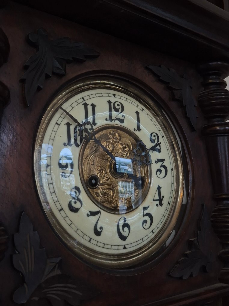 Vægur -   Træ, Messing #3.2