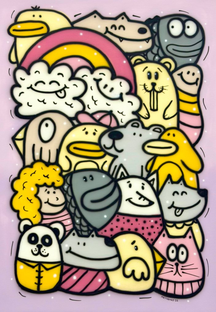 Mr Turkey - A World in Pastel - XL #1.0